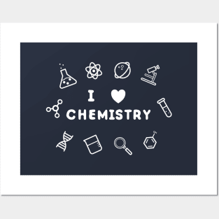 I heart  chemistry Periodic Table Posters and Art